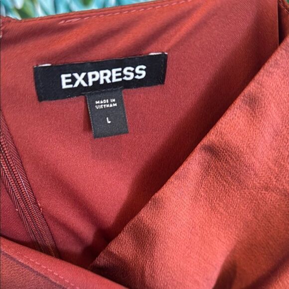 Elegant Burgundy Dress - Picture 2 of 5